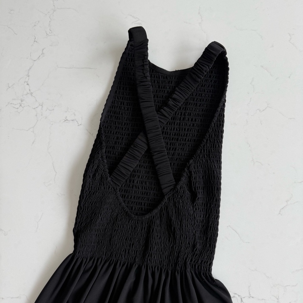 Hill House Lilou Cross Back Nap Dress - XS, Black